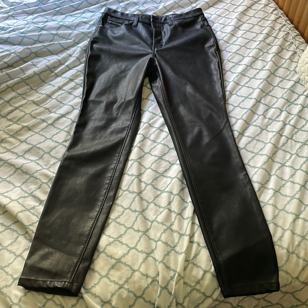 BlankNYC Vegan Leather Daddy Soda Pant